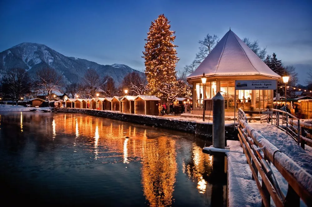 Advent Rottach Anlegestelle Tegernsee