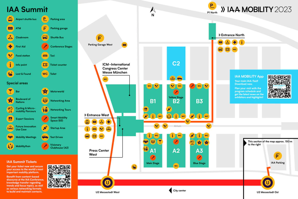 Beitragsbild IAA Mobility FAQs zur Messe in München Hallenplan — © Bild: IAA Mobility