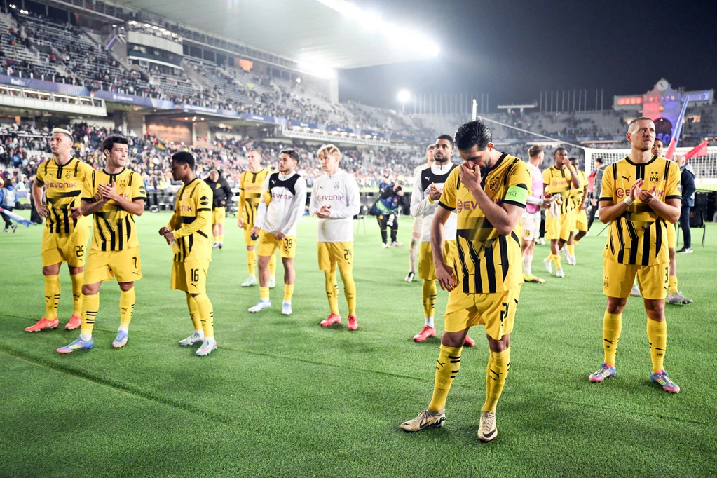 Borussia Dortmund enttäuschte in Barcelona. — © Federico Gambarini/dpa