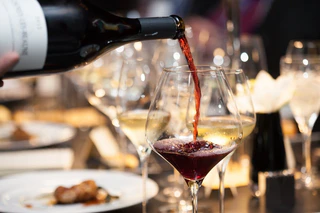 wein, Restaurant, Essen, Dinner, Rotwein