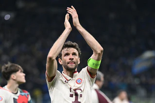 Thomas Müller nach seinem womöglich letzten Spiel in der Champions League. — © Sven Hoppe/dpa