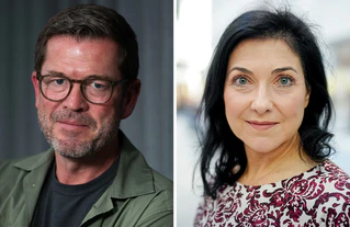 Die Bundespolitik hat ein neues Glamourpaar: Karl-Theodor zu Guttenberg und Katherina Reiche — © Sebastian Gollnow/Kay Nietfeld/dpa