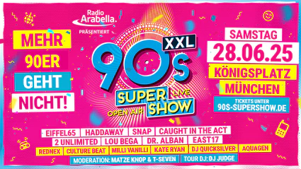 90s XXL Super Show  — © Bild: 90s XXL Super Show 