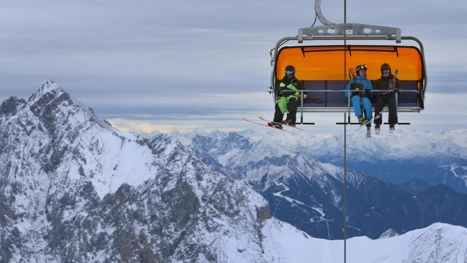 Zufgspitzbahn Wintersport Sessellift Skilift