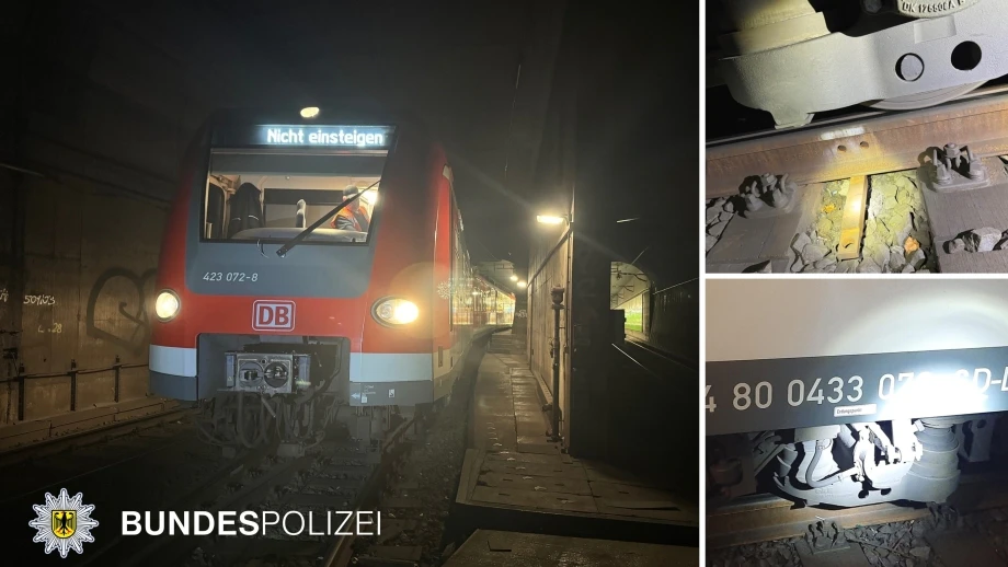 Entgleisung — © Bild: Bundespolizei München