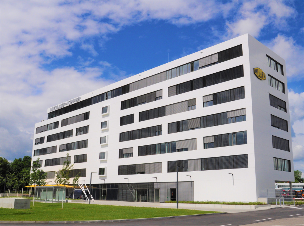 Meiller Firmenzentrale, © Bild: © Meiller – Die Firmenzentrale des Unternehmens in München